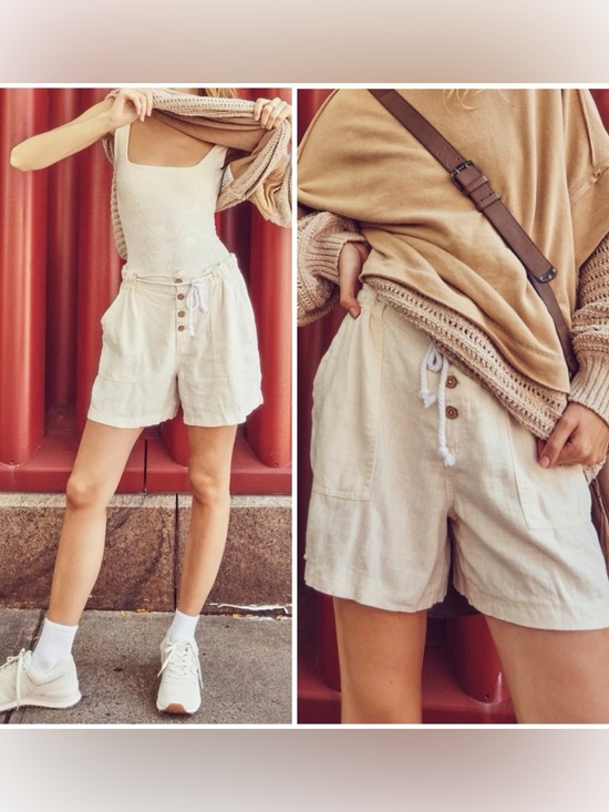 We The Free Pants - We The Free | Westmoreland Linen Pull-On shorts